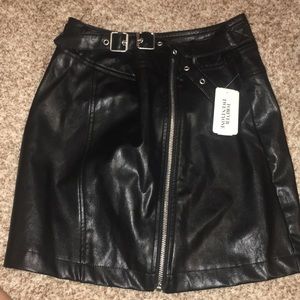 Leather skirt